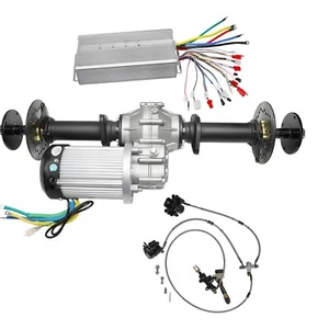 32" Golf Cart Rear Differential Axle Kit 3000W Motor Go Kart Electric 4 Wheelers - Picture 1 of 12