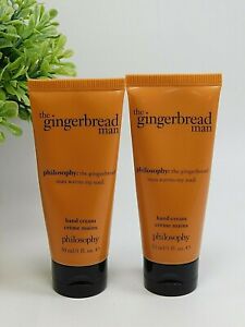 2x Philosophy the Gingerbread Man Hand Cream 1 oz New & Sealed Without Box