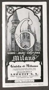 Guida di Milano con pianta della Città e della Fiera Campionaria - 1933 - Foto 1 di 4