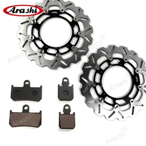 Rotor de disco de freno delantero y pastillas de freno orgánicas Fit Yamaha YZF R1 2007-2014 YZF-R1 - Imagen 1 de 9