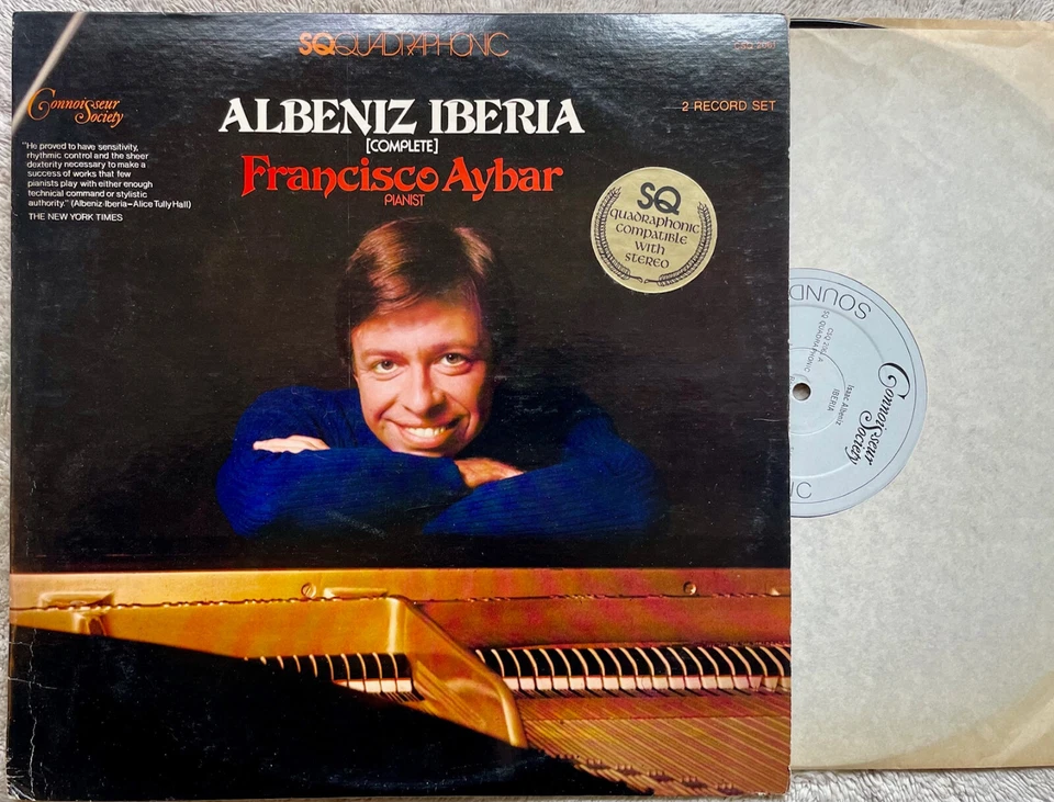 Francisco Aybar ALBENIZ IBERIA (Connoisseur CSQ2061) 1974 2-LPs Quadraphonic - Image 1 of 3