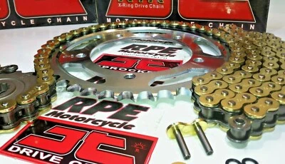KIT CADENA Y PIÑONES HONDA CBR954 '00/03 JT GOLD X-Ring ALTA RESISTENCIA 530 Z1R Foto 1 de 4