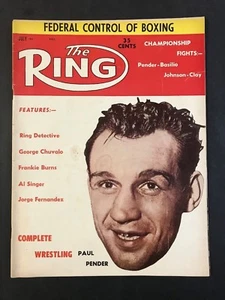 The Ring Boxing Magazine July 1961 Paul Pender - Picture 1 of 2