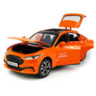 1:24 Ford Mustang Mach-E Suv Model Car Diecast Toy Cars Kids Boys Gift Orange