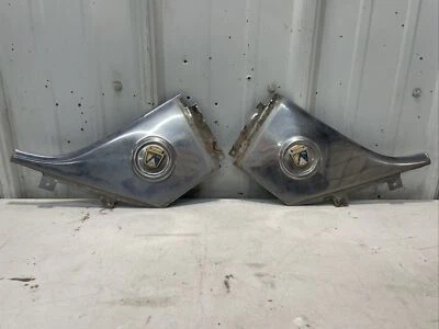 1953 Ford Crestline Victoria 2 Door Hardtop Rear Window Sail Trim Panel Molding - Imagem 1 de 4