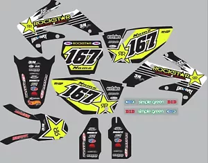 Graphic kit for Honda CRF250 CRF 250 2004-2005 decal Stickers Two Fender shroud - Foto 1 di 1