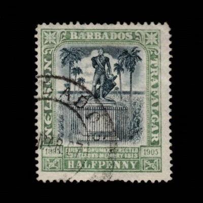 Barbados, Scott 103, Lord Nelson, 1906, used, 107994 - Image 1 of 2