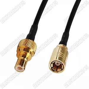 Cable coaxial SMB macho enchufe a SMB hembra radio extensión coleta RG174 - Imagen 1 de 4