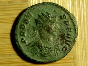 Probus AE Antoninianus, 277 AD, IMPANCIENT ROMAN IMPERIAL BRONZE COIN cleaned, - Picture 1 of 5