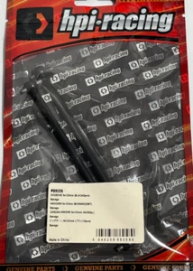 NUEVO EN PAQUETE HPI 86058 DOGBONE 9 X 123MM (NEGRO 2 PIEZAS) SAVAGE - Imagen 1 de 3