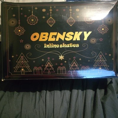 OBENSKY SKATES GR 35-38 EU VERSTELLBAR INLINE KINDER BELEUCHTET - Bild 1 von 3