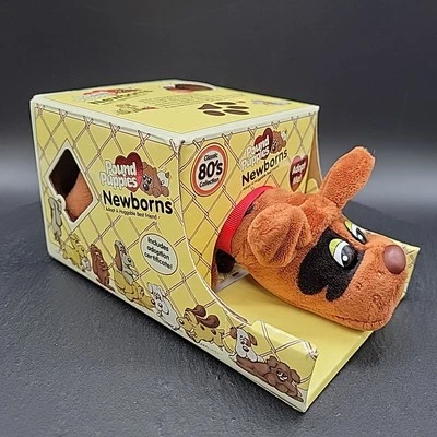 Pound Puppies Baby Dog Plush - Newborns Classic 80's Collection 2019 Puppy Brown - Image 1 of 4