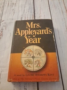 Mrs. Appleyard's Year by Louise Andrews Kent 1941 Houghton Mifflin Co. HC DJ - Imagen 1 de 10
