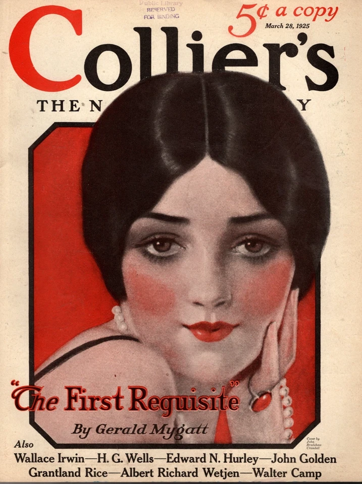 1925 Collier's March 28-Baseball Spring training - Ty Cobb; A way out for France Foto 1 de 1