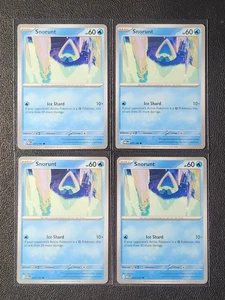 4x Snorunt 037/182 Pokemon card SV Paradox Rift common NM - Picture 1 of 1