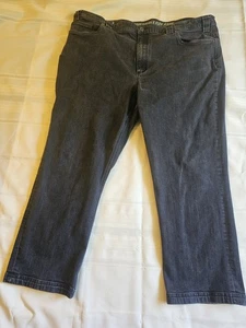 Jeans Duluth Trading Co Ballroom Doble Flexible Negros Denim Calce Relajado Para Hombre 46x30 - Imagen 1 de 15