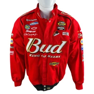 Chase Authentics NASCAR Drivers Line Dale Earnhardt Jr L Jacket King Of Beers - Picture 1 of 22