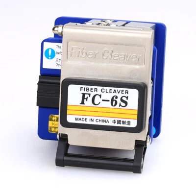 FC-6S Optic Fiber Cleaver Cutter 250um - 900um 12 Position Blade Metal Material - Image 1 of 4
