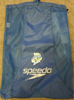 Bolso de Mano Speedo Ventilador Malla Deportivo Natación Azul  Foto 1 de 4