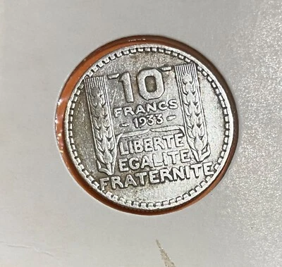 10 Franc Turin 1933 TTB - Troisième République, 1871 - 1940 - Photo 1/2