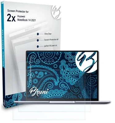 Bruni 2x Proteggi Schermo per Huawei MateBook 14 2021 Pellicola Protettiva - Immagine 1 di 4