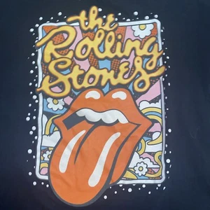 The Rolling Stones Band Tee T-shirt XXL Black Rock N Roll Tour Music Mick - Picture 1 of 8