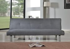 Faux Suede Canterbury Fabric Sofa Bed 3 Seater - Click-Clack Sofa in 4 Colours