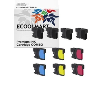 10PK Ink Cartridges fits Brother LC61 MFC-J410w MFC-J415w J615W FAST SHIPPING - Picture 1 of 3