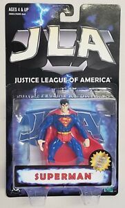 JUSTICE LEAGUE OF AMERICA SUPERMAN WITH JLA COLLECTOR DISPLAY STAND