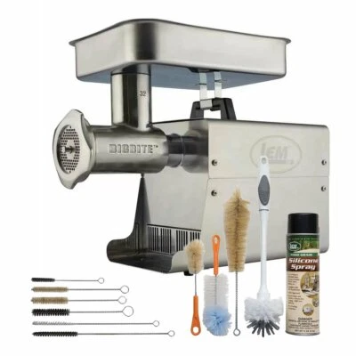 LEM Big Bite Meat Grinder #32 + 11pc Grinder Cleaning Kit - Image 1 of 4