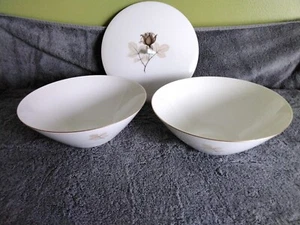 Rosenthal Shadow Rose Covered Vegetable Bowl, Vintage - Picture 1 of 7