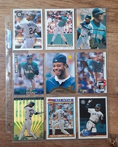 Nachlassfund Konvolut 9 Ken Griffey Jr Baseballkarten - Bild 1 von 2
