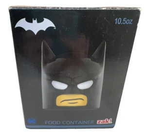 Batman Head Food Container With Lid Scowling DC ZAK! Loot Crate Exclusive 2017 - Picture 1 of 9