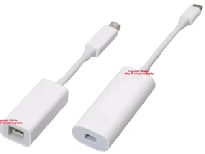 Adaptateur Apple Thunderbolt 3 vers 2 A1790 + Thunderbolt 2 - FireWire 800 1394B A1463 - Photo 1/5