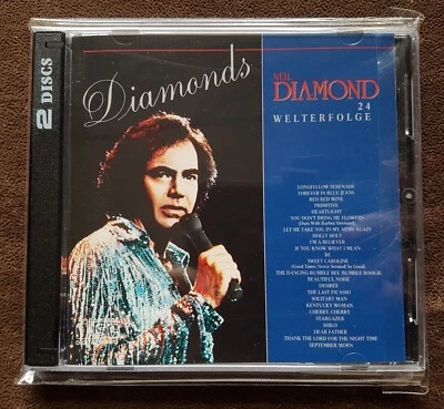 Neil Diamond - Diamonds-24 Welterfolge, 2-CD, 1985, Compilation - Bild 1 von 2