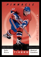 1997-98 Be A Player One Timers #14 Saku Koivu
