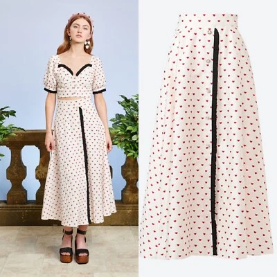 Falda midi Brother Jane Heart Memento Foto 1 de 4