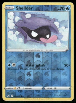 SWSH01: Sword & Shield Base Set #040/202 Shellder - Image 1 of 2