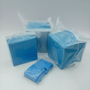 Math Base 10 Deluxe Set Counting Cubes Blocks New In Box - Picture 1 of 5