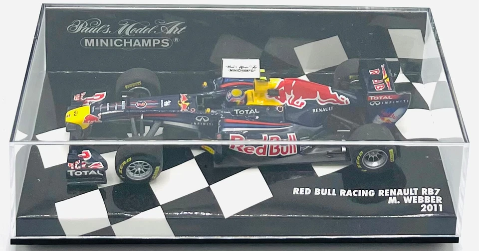 EBOND F1 Red Bull Racing Renault RB7 - M.Webber 2011 - MiniChamps - 1:43 - 0476 - Immagine 1 di 1