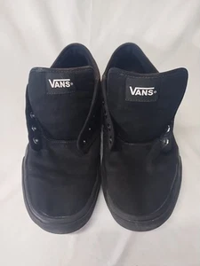 Herren Größe 11,5 schwarz Vans ohne Schnürsenkel - Bild 1 von 5