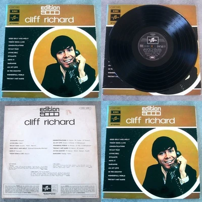 CLIFF RICHARD-Rare LP- ÉDITION 5000 Belg.-DYNAMITE-LIVING DOLL -MOVE IT… BIEM 70 - Photo 1/4