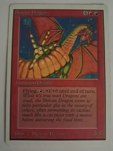 Shivan Dragon HP Unlimited MTG Magic the Gathering - Picture 1 of 6