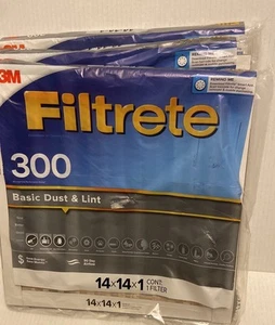 3M Filtrete 300 Basic elektrostatischer Staub- und Flusenluftfilter (3 ct) - Bild 1 von 6