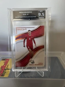 2023-24 Panini Immaculate Nikola Milenkovic /60 GetGraded 9.5 Nottingham Forest - Picture 1 of 3
