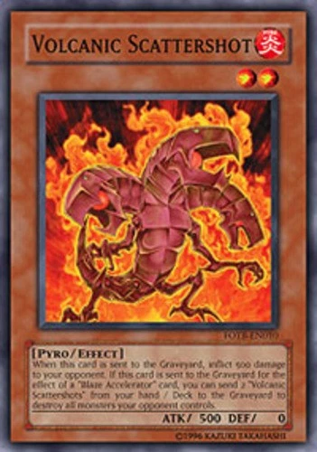 Volcanic Scattershot - FOTB-EN010 - Common - Unlimited Edition - Heavily Played - Image 1 of 1