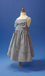 Rare Edition Girls Striped Dress, Size 5 - Picture 1 of 18