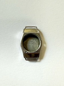 Vintage Elba Round Watch Case Base Metal Stainless Made in USA - Picture 1 of 2