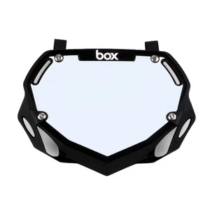 BOX Box Two Number Plate, Small - Black - Picture 1 of 1
