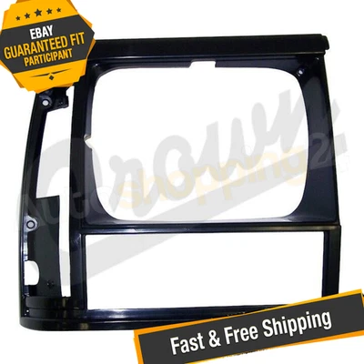Moldura de farol direito Crown Automotive 55054930 para 1991-1996 Jeep Cherokee XJ - Imagem 1 de 4